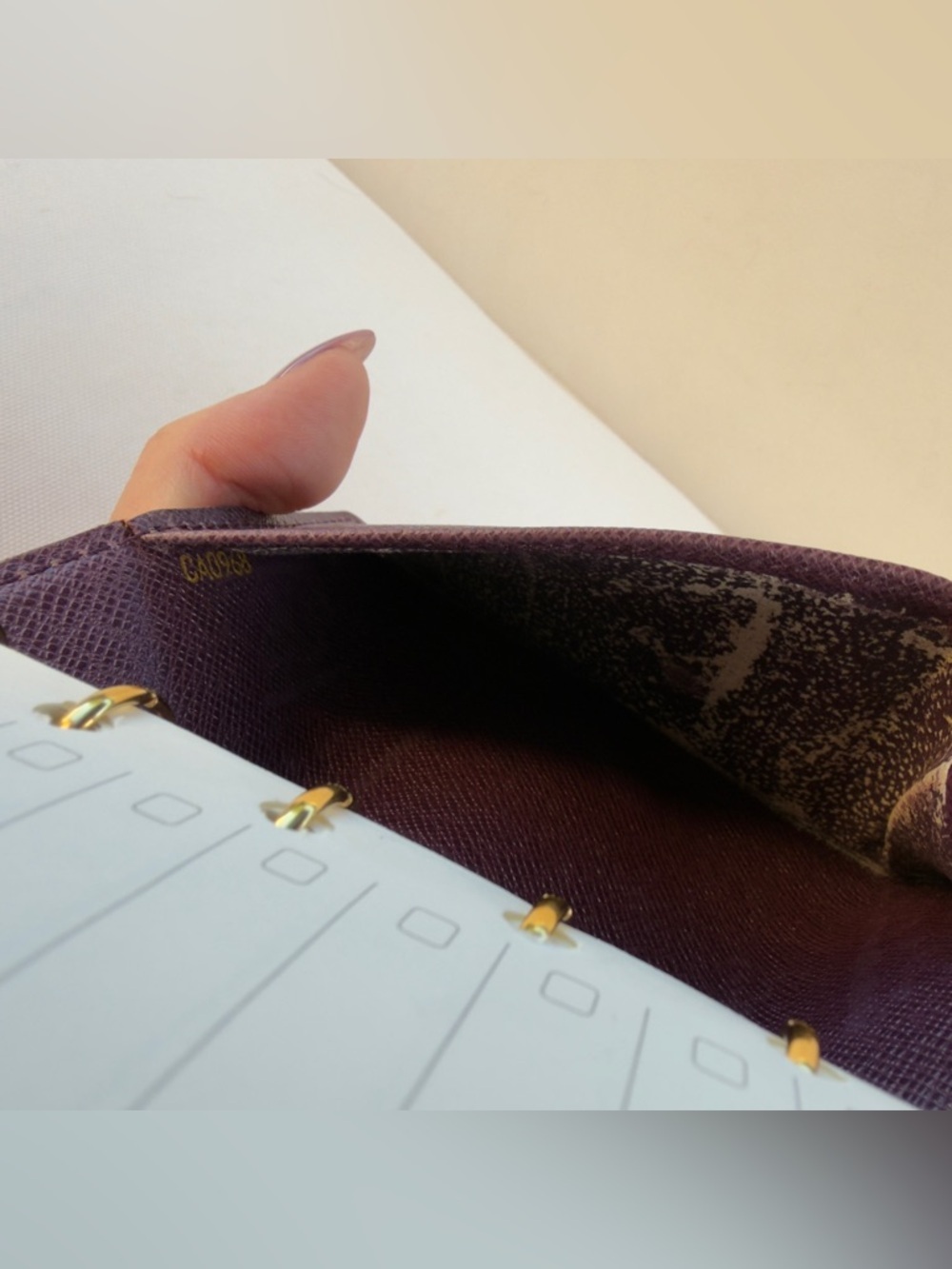 Louis Vuitton Vintage Epi Agenda PM Yellow Toledo Gold Planner Leather Cover - Picture 10 of 10